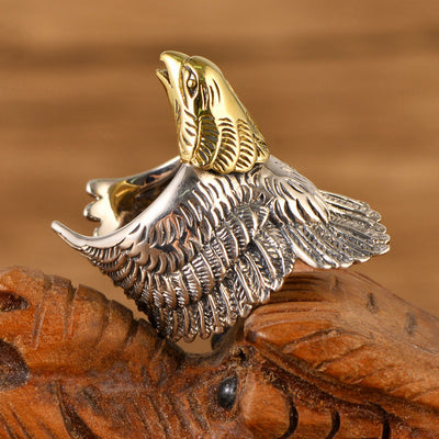 Anillo de Águila Dominante Retro - Estilo Hipster Personalidad Fuerte - Image 2