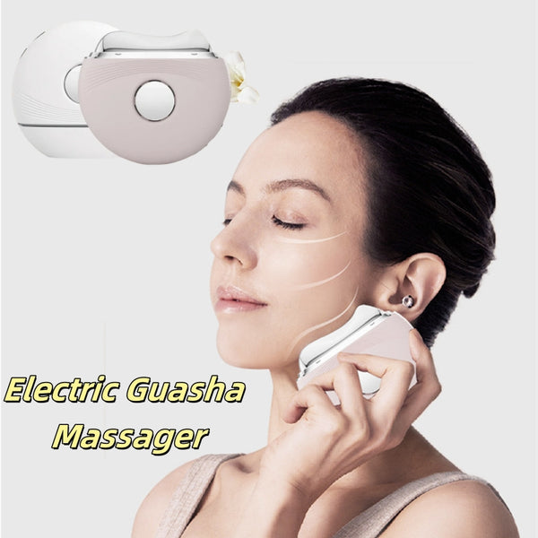 Masajeador Gua Sha Eléctrico con EMS y Calor para Lifting Facial