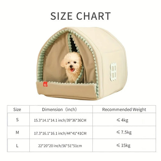 Casa Térmica Cerrada para Perros Pequeños - Protección Invernal - Image 3