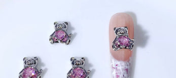 Accesorios de Nail Art en Circonita - Diseños Arco, Corazón, Luna e Irregular - Image 31