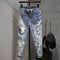 Jeans Slim Fit con Estampado de León - Colección Verano Hombre