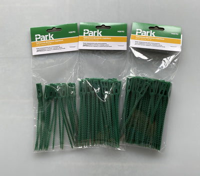Ataderas de Jardín Espina de Pescado 13cm - Cintas Verdes Multiusos - Image 4