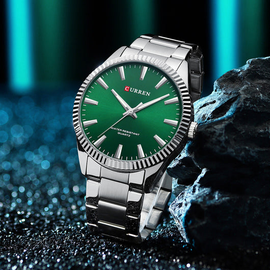 Reloj Empresarial Impermeable para Hombre con Correa de Pasador - Image 27