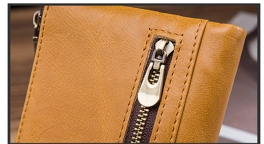 Cartera Larga de Cuero para Hombre con Múltiples Compartimentos Estilo Business - Image 16