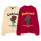Camiseta Manga Larga Hombre American Rose - Corte Holgado con Estampado