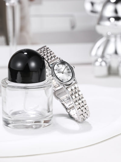 Reloj Femenino Casual Lujo Minimalista con Esfera Ovalada - Image 16