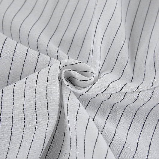 Camisa Manga Larga a Rayas Blancas - Dos Piezas Cómoda - Image 12