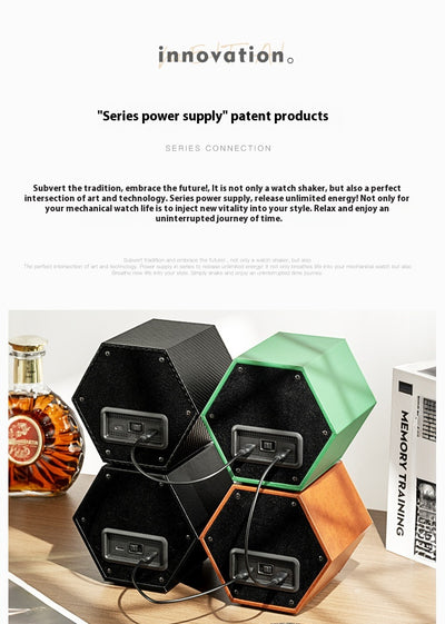 Caja Relojera Automática con Agitador - Vitrina Mini de Rotación Única - Image 12