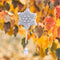Carillón de Viento Cristal Diamante Doble Cara - Set 4 Piezas