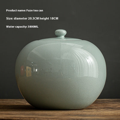 Frasco Sellado de Porcelana Ge Kiln para Almacenamiento de Té Tibetano - Image 6