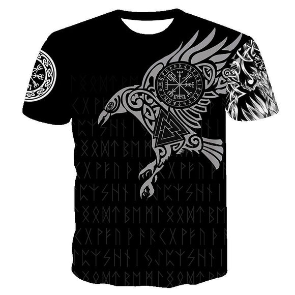 Playera Harajuku Estilo Retro con Impresión Digital 3D Unisex