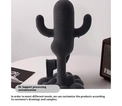 Adorno Decorativo Cactus Humanizado con Textura Suave - Image 15