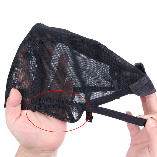 Red de Peluca Encaje Doble de Fibra Química para Mujer - Image 16