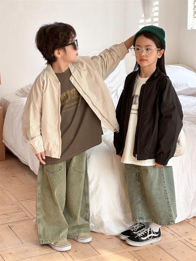 Chaqueta Infantil con Bordado de Letras - Abrigo de Moda para Niños - Image 23