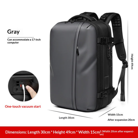 Mochila de Viaje Comprimida de Gran Capacidad para Hombre - Image 7