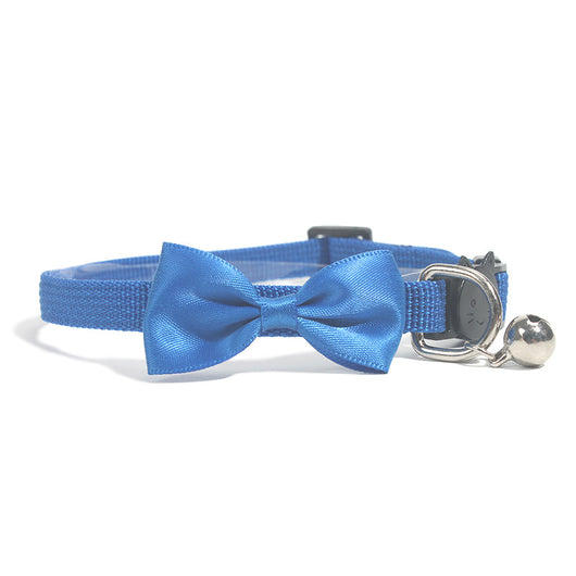 Collar Ajustable para Mascotas con Moño, Campana y Hebilla de Seguridad - Image 4