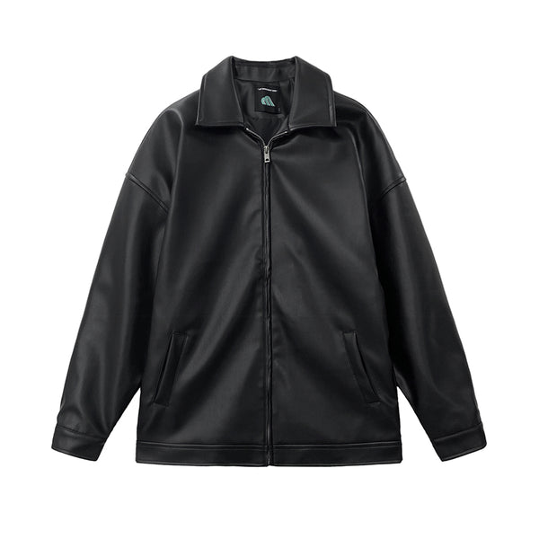 Chaqueta Motociclista Estilo Universitario Coreano