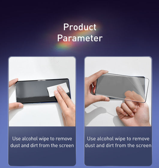 Protector de Pantalla Curvo Anti Explosión para P40 - Película Suave Negro - Image 21