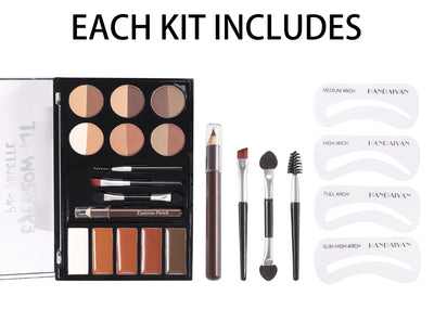 Kit Completo de Cejas: Polvo, Crema y Lápiz Resistente al Agua - Image 14