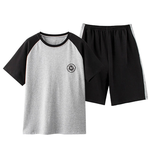 Pijama Corto de Algodón Tejido para Hombre - Cómodo y Versátil - Image 2