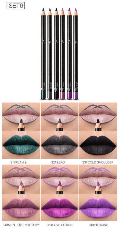 Delineador de Labios 36 Colores Resistente al Agua - Tonos Desnudos - Image 16