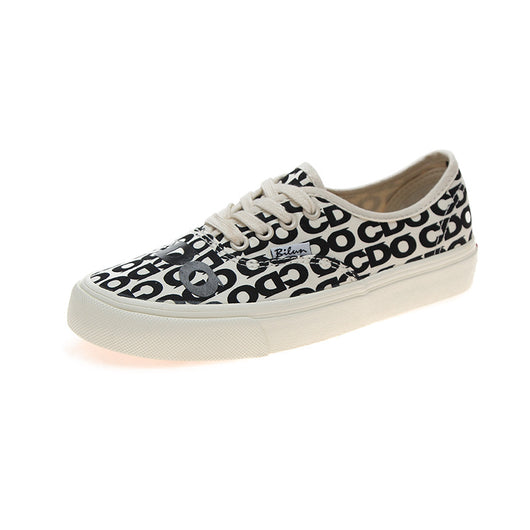 Zapatillas de Lona para Parejas con Letras - Diseño Casual Unisex