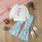 Conjunto de Sudadera Navideña con Papá Noel Estampado