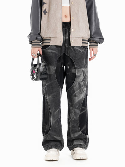 Pantalones Denim Clásicos con Costuras Decorativas para Mujer - Image 20