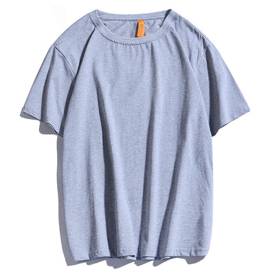 Camiseta Básica de Algodón Puro Manga Corta - Image 35