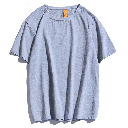 Camiseta Básica de Algodón Puro Manga Corta - Image 35
