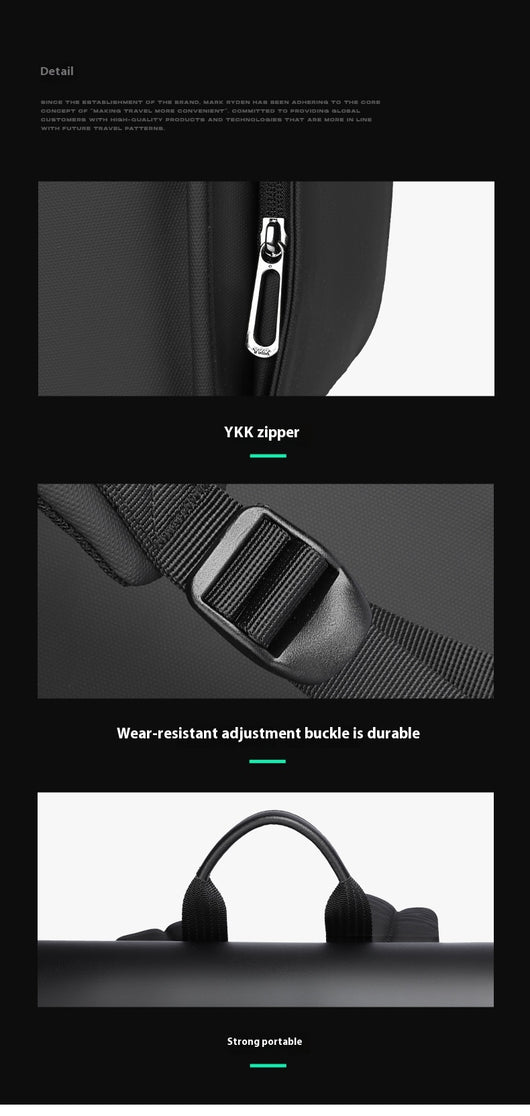Mochila Ejecutiva Ligera de Gran Capacidad con Compartimento para Laptop - Image 19