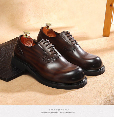 Zapatos Oxford de Cuero Premium para Hombre - Comodidad y Elegancia Ejecutiva - Image 9