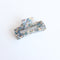 Temperament Elegant Ink Fashion Leopard Print Hair Accessories Floral bluegreen 10.5cm