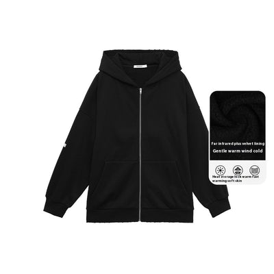 Abrigo Sudadera con Capucha Forrada en Fleece para Hombre - Image 10