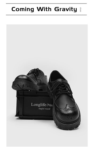 Zapatos de Cuero Casual con Tallado Brogue para Hombre - Image 16