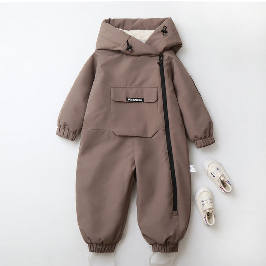 Mameluco de Gateo con Capucha - Traje Completo para Bebé - Image 3
