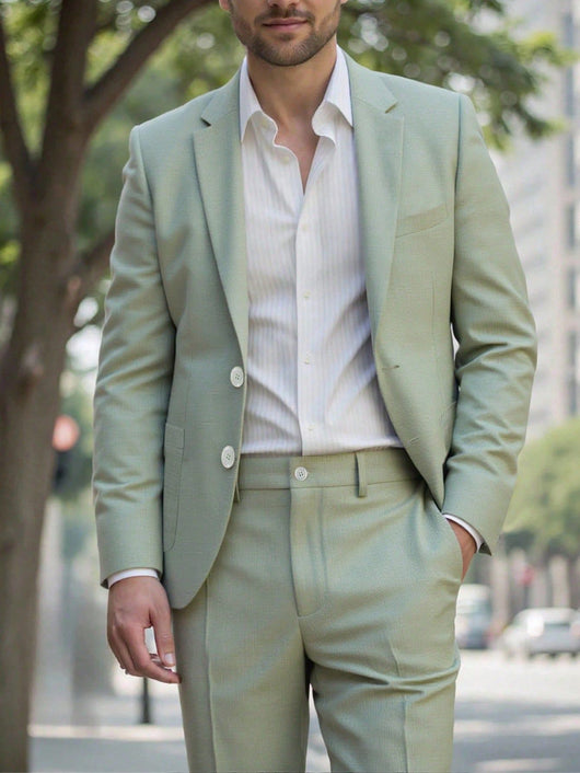 Conjunto de Traje Ejecutivo Clásico para Hombre - Image 12