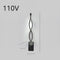 Wavy Negro 110 V Blanco Light