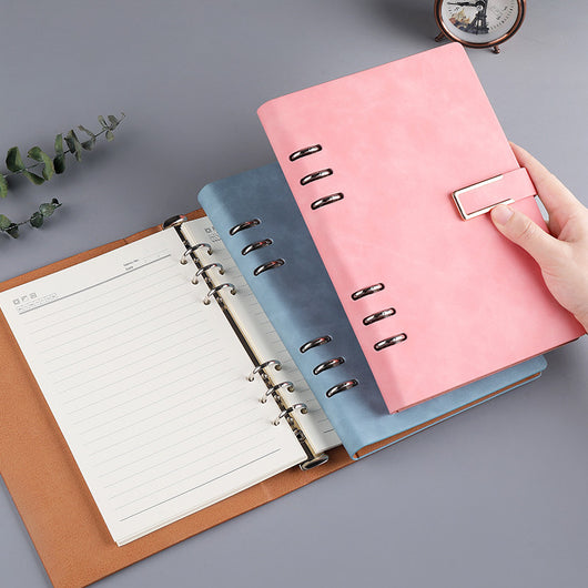 Cuaderno A5 Profesional con Hojas Removibles para Negocios y Reuniones - Image 3