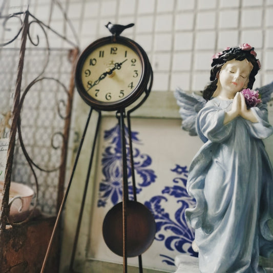Reloj de Pared Retro Americano en Hierro - Decoración Vintage para Sala - Image 2