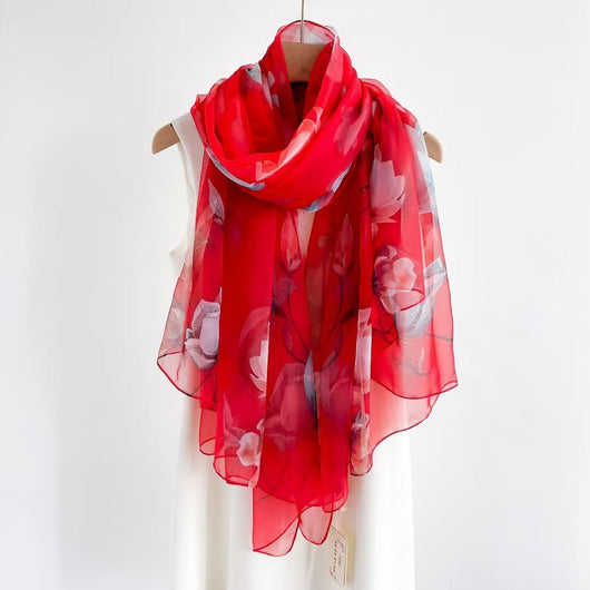 Pañuelo Largo Estampado Versátil para Mujer - Image 8