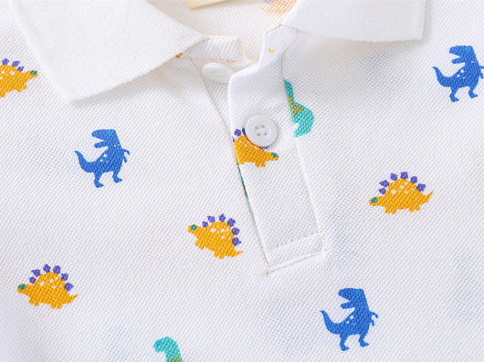 Camisa Infantil de Cuello Solapa y Manga Corta - Image 5