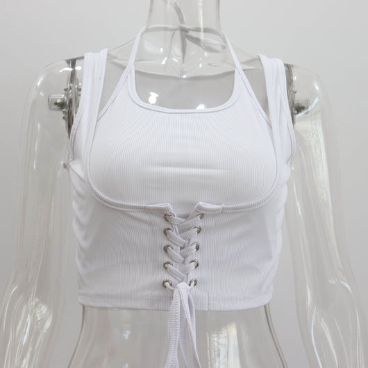 Blusa Sin Mangas con Amarre al Cuello - Image 6