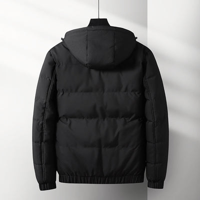Abrigo Acolchado de Algodón para Hombre Talla Grande con Cuello Tipo Tigre - Image 11