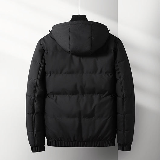 Abrigo Acolchado de Algodón para Hombre Talla Grande con Cuello Tipo Tigre - Image 11