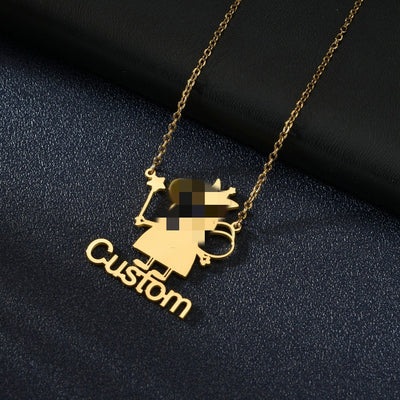 Collar Acero Inoxidable Personalizado con Nombre - Diseño Infantil DIY - Image 10