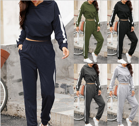 Sudadera Deportiva con Capucha y Costuras Decorativas - Conjunto Casual Cómodo - Image 8