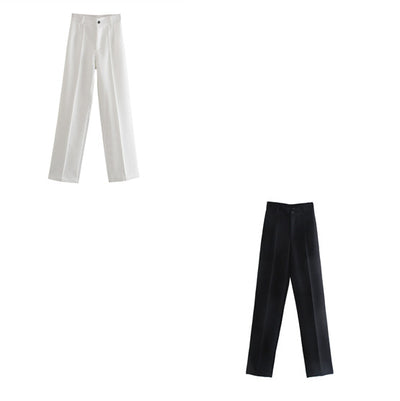 Pantalón Multicolor Cintura Alta Pierna Ancha para Mujer - Image 10
