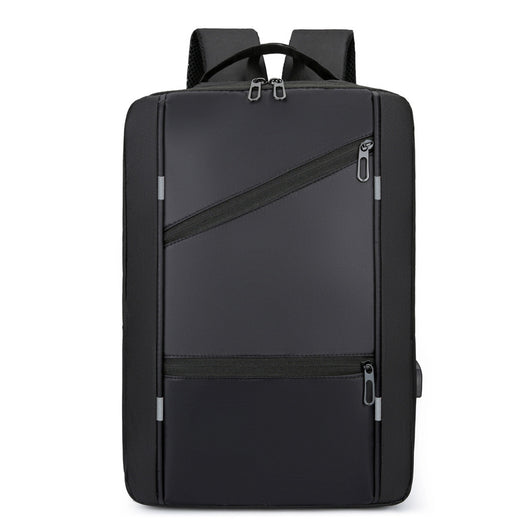 Mochila Ejecutiva para Hombre con Carga USB - Diseño Minimalista Multifuncional - Image 6