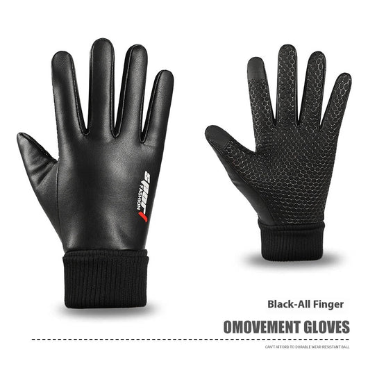 Guantes de Cuero para Hombre, Impermeables, Antideslizantes y para Pantalla Táctil - Image 6